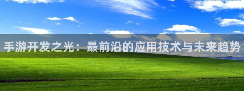 星空娱乐透视挂教程：手游开发之光：最前沿的应用技术与未来趋势
